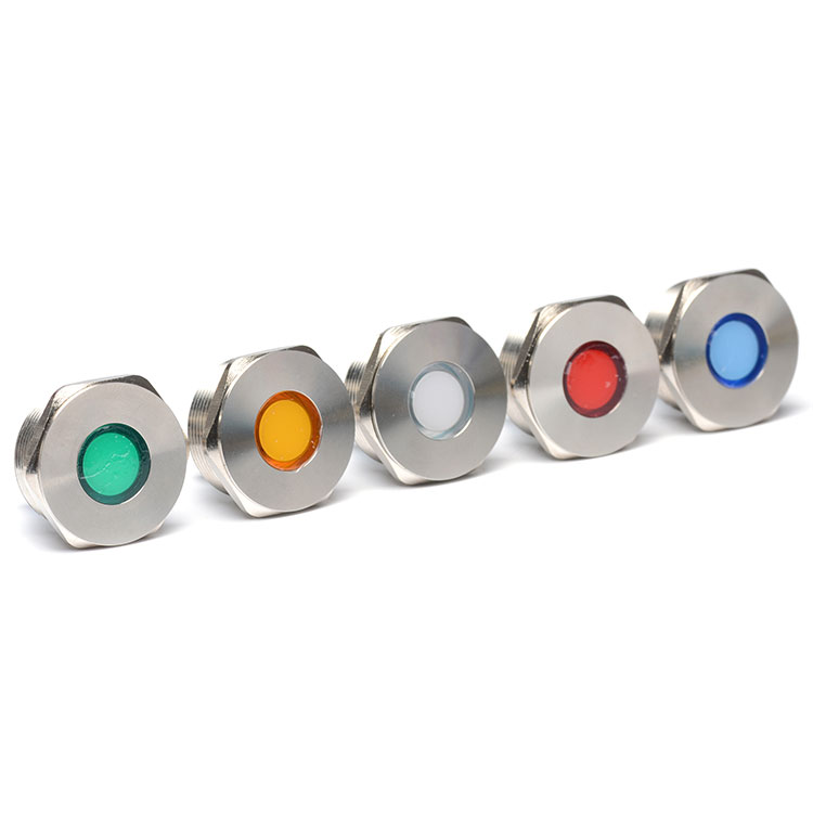 Picture of metal indicator lights A25-F 2